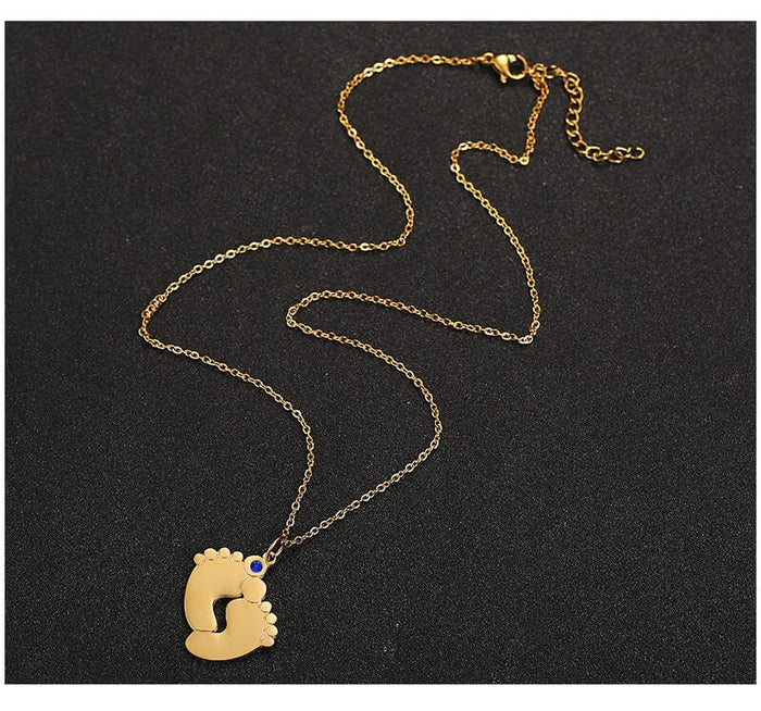 Custom Baby Feet Collar