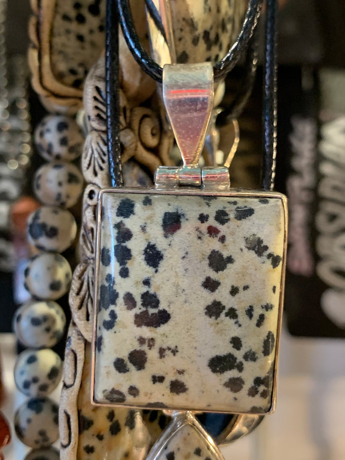 Dalmation Jasper  Pendant