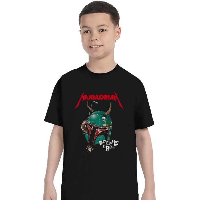 Shirts T-Shirts, Youth / XL / Black Damaged Armor