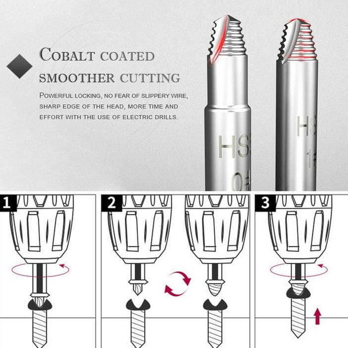 Damaged Screw Puller With Double Ends | SET