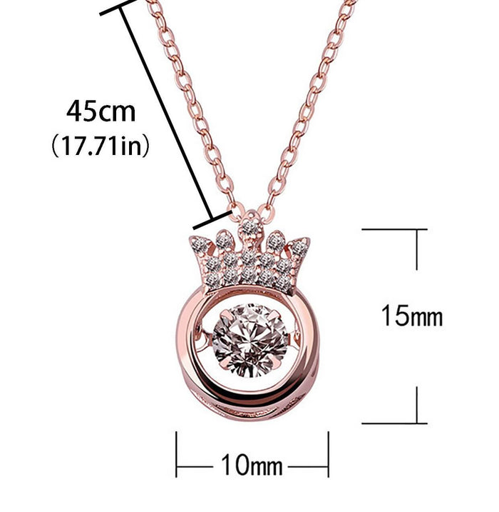 Dancing Crown Necklace