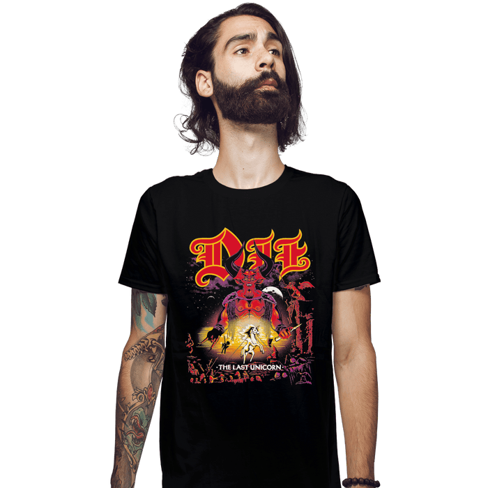 Shirts Fitted Shirts, Mens / Small / Black Die Last Unicorn