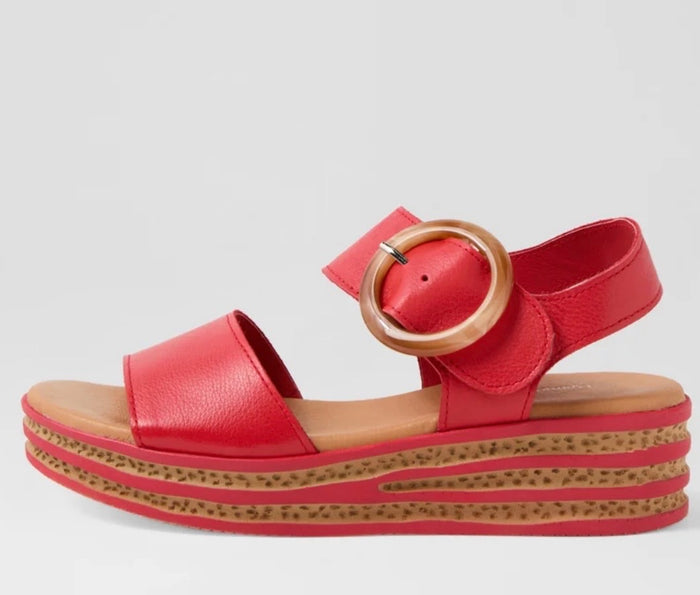Django & Juliette Cubbie Red Leather