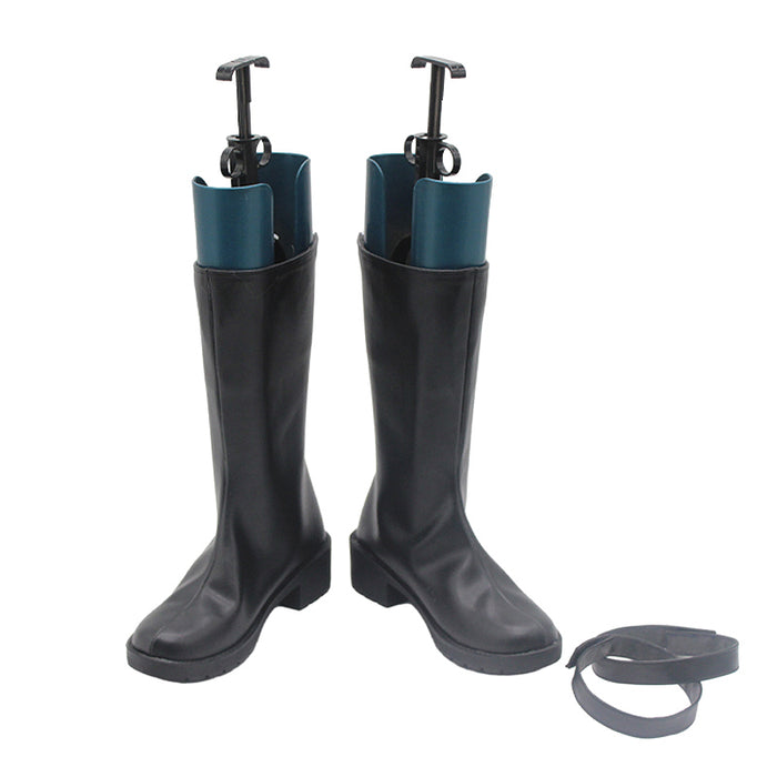 DokiDoki Anime Cosplay Black  Shoes Mid-heel Boots