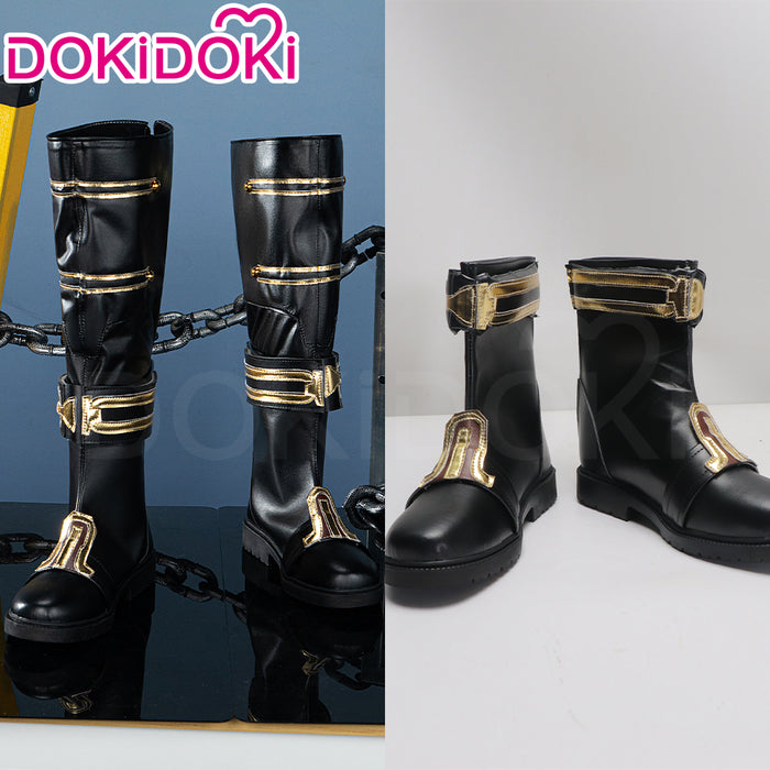 DokiDoki Anime Cosplay Sheriff Suit Shoes Black Long / Short Boots