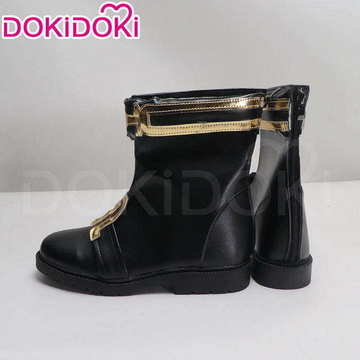 DokiDoki Anime Cosplay Sheriff Suit Shoes Black Long / Short Boots