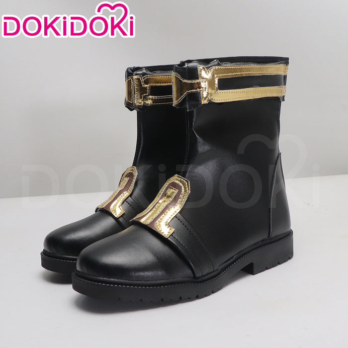DokiDoki Anime Cosplay Sheriff Suit Shoes Black Long / Short Boots