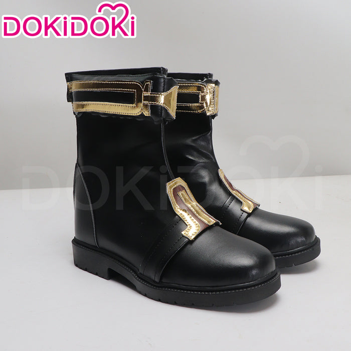 DokiDoki Anime Cosplay Sheriff Suit Shoes Black Long / Short Boots