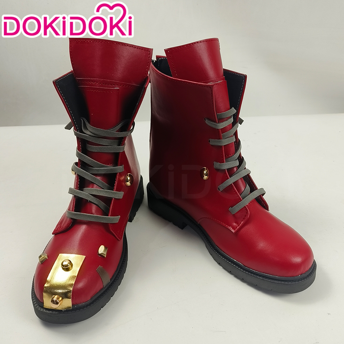 DokiDoki Game Cosplay Shoes Red Bootes