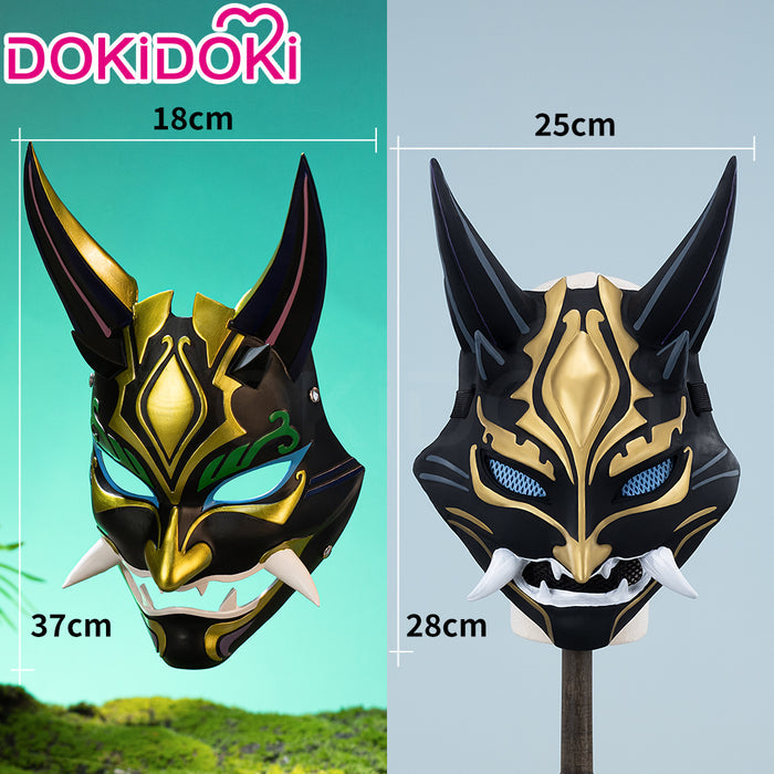 DokiDoki Game Genshin Impact Cosplay Xiao Mask PVC Resin