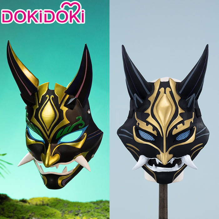 DokiDoki Game Genshin Impact Cosplay Xiao Mask PVC Resin