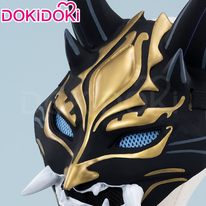 DokiDoki Game Genshin Impact Cosplay Xiao Mask PVC Resin