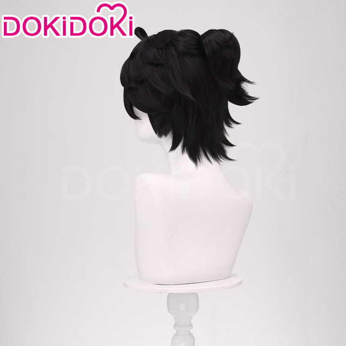 DokiDoki Game Identity V Copslay Luca Balsa Prisoner Wig Short Straight Black E-Sports
