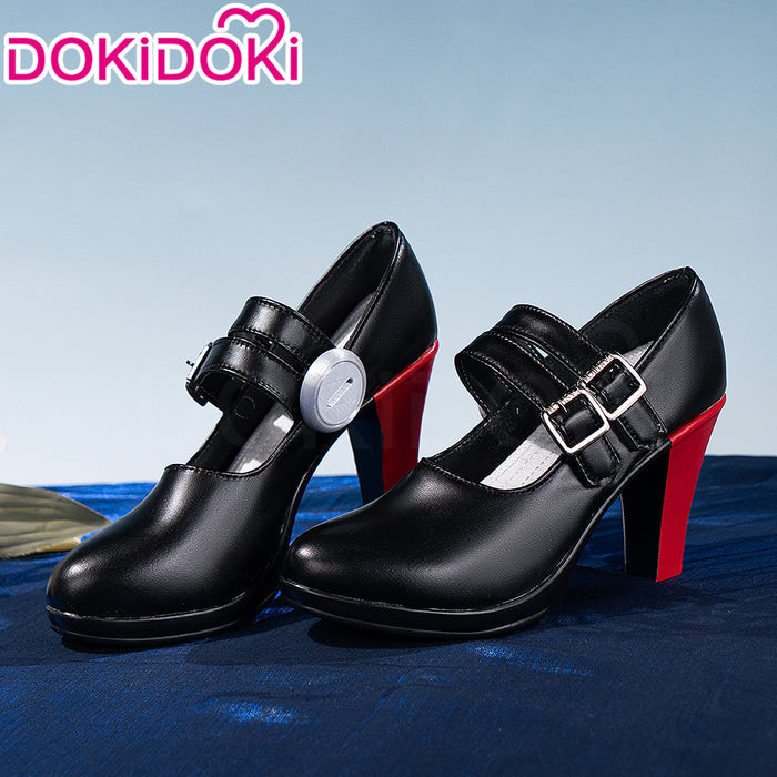 Dokidoki Game Zenless Zone Zero Cosplay Ellen Joe Shoes Housekeeping Co. Shark Girl Maid