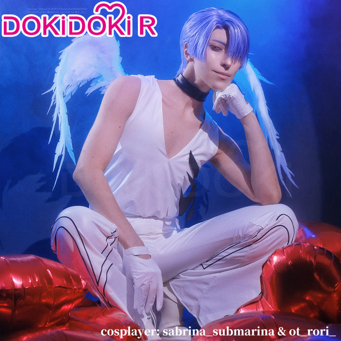 DokiDoki-R Anime Cosplay Black / White Costume
