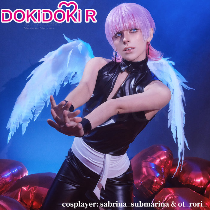 DokiDoki-R Anime Cosplay Black / White Costume