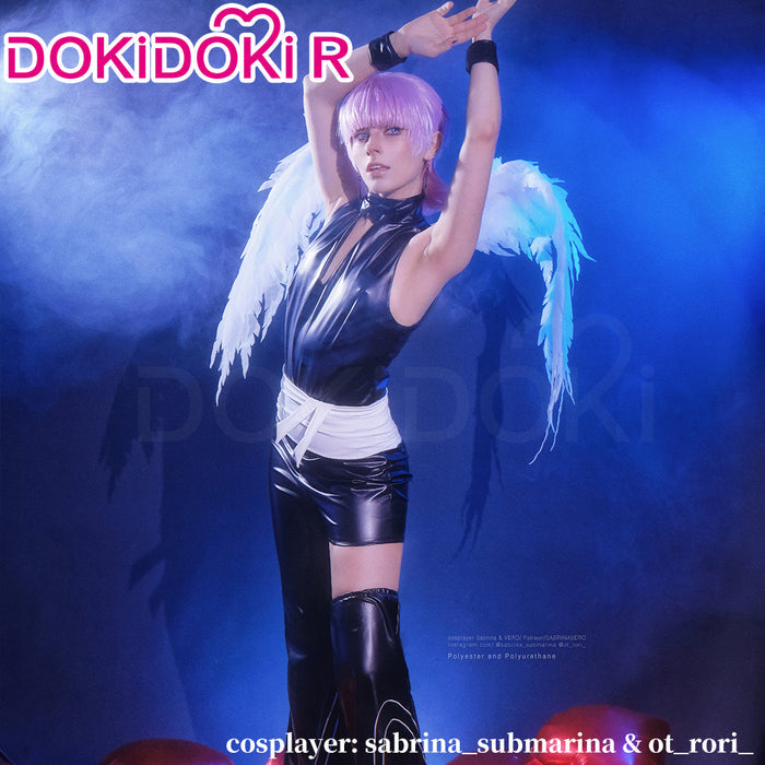 DokiDoki-R Anime Cosplay Black / White Costume
