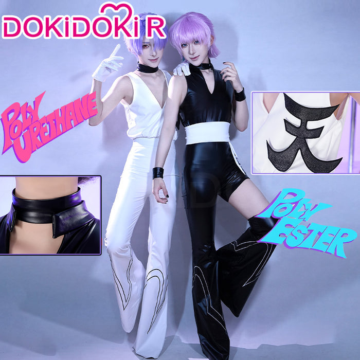 DokiDoki-R Anime Cosplay Black / White Costume