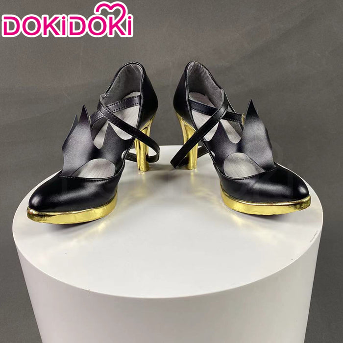 DokiDoki-R Anime Cosplay Shoes Chessboard Party
