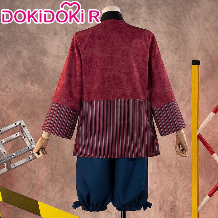 DokiDoki-R Anime DDD Cosplay Deep Red Costume Female