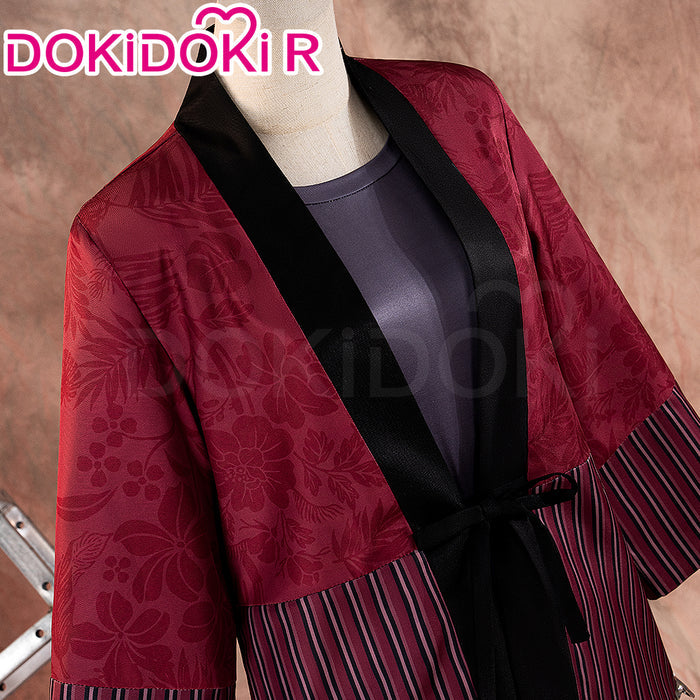 DokiDoki-R Anime DDD Cosplay Deep Red Costume Female