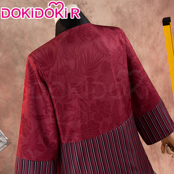 DokiDoki-R Anime DDD Cosplay Deep Red Costume Female