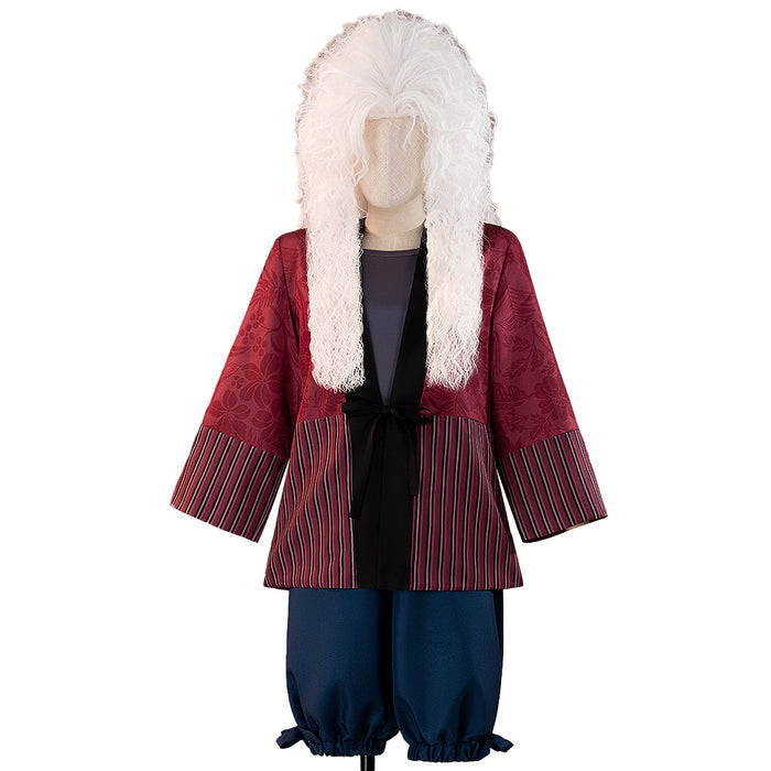 DokiDoki-R Anime DDD Cosplay Deep Red Costume Female