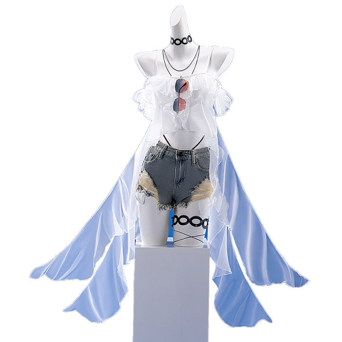 DokiDoki-R Game Wuthering Waves Cosplay Changli Costume Chang Li Swimwear