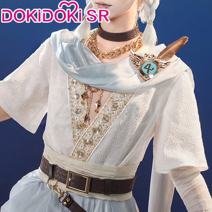 DokiDoki-SR Game Identity V Copslay Seer Eli Clark Costume Hidden Truth - Pure White Prophet idv