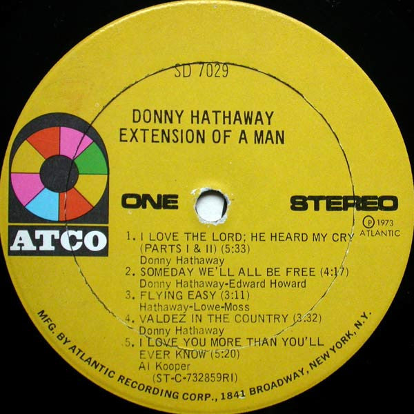 Donny Hathaway - Extension Of A Man (LP) [US] 1st (Very Good Plus (VG+))