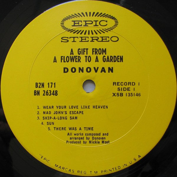 Donovan - A Gift From A Flower To A Garden (LP) [US] 1st (Good Plus (G+))