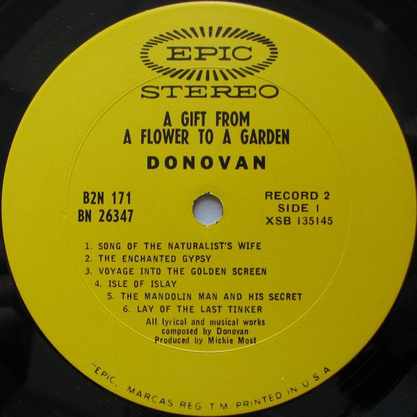 Donovan - A Gift From A Flower To A Garden (LP) [US] 1st (Good Plus (G+))