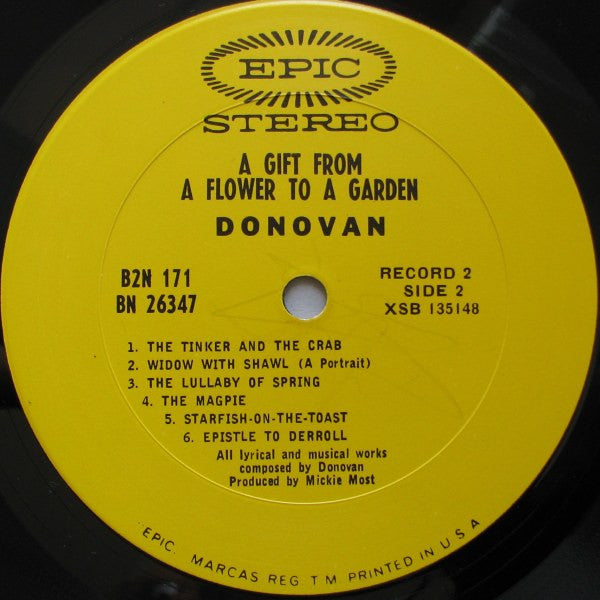 Donovan - A Gift From A Flower To A Garden (LP) [US] 1st (Good Plus (G+))