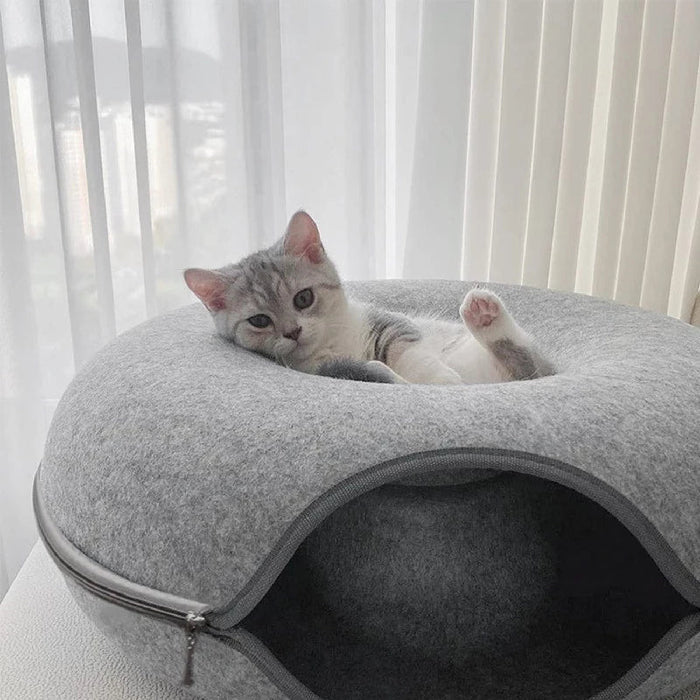 Donut Shape Cat Tunnel Lounge