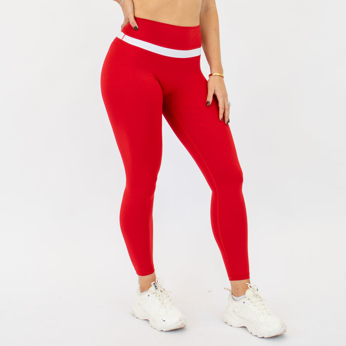 Salsa + White Double Take Legging 25" - No Front Seam - Higher Rise by FLEO - 4