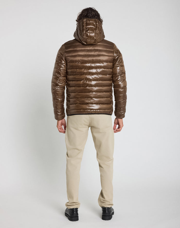 doudoune homme lucky browny PULLIN en nylon