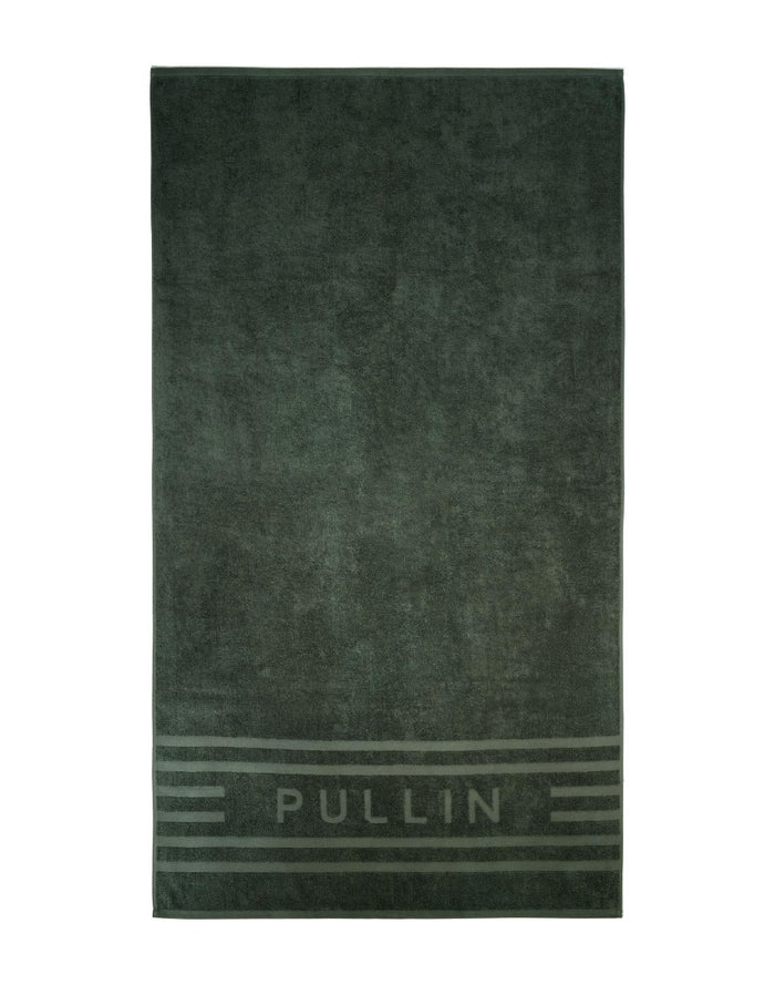 drap de plage plain gris / khaki PULLIN
