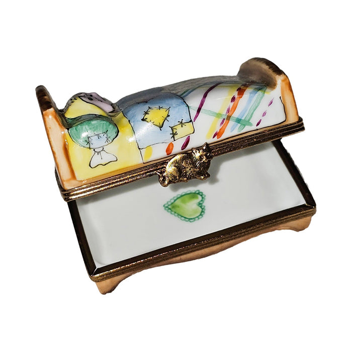 Dreamy Couple's Embrace Box Porcelain Limoges furniture wedding French Trinket Box