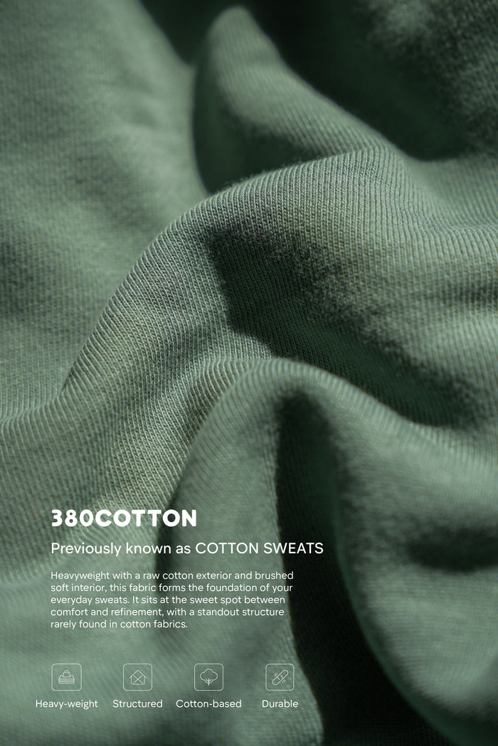 Drop Shoulder Sweatshirt - Garden Green