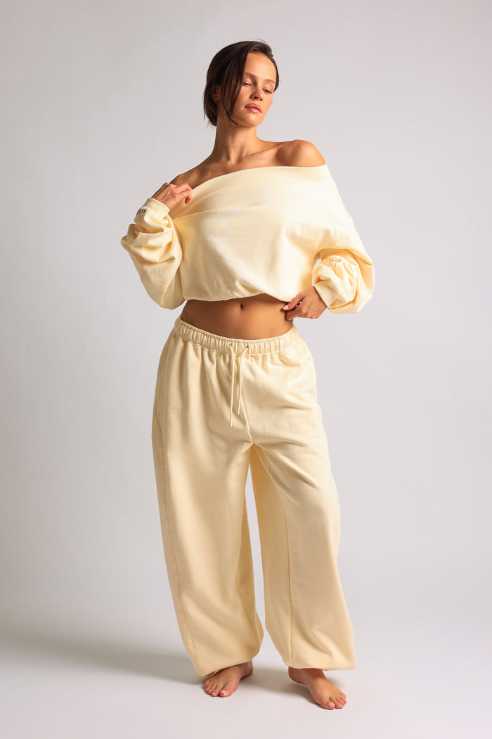 Drop Shoulder Sweatshirt - Honeybutter