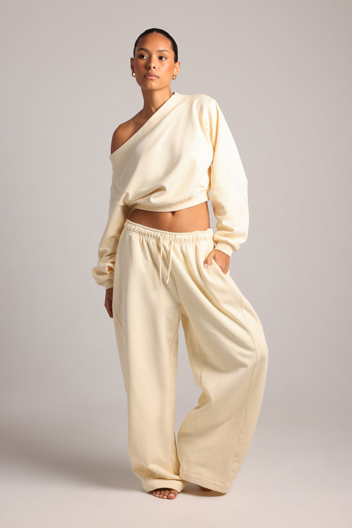 Drop Shoulder Sweatshirt - Honeybutter
