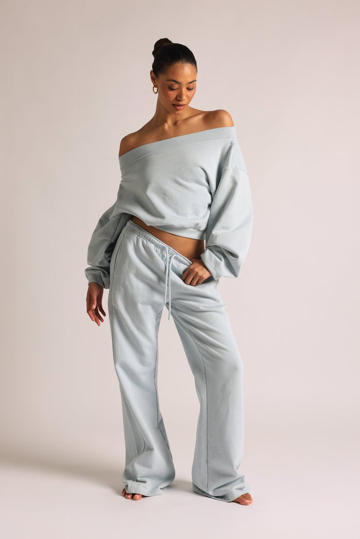Drop Shoulder Sweatshirt - Icewater
