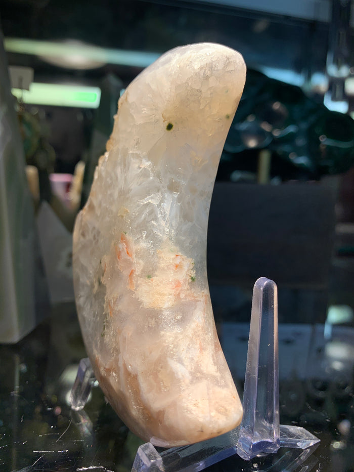 Druzy Quartz Moon