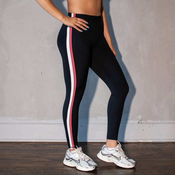 Black + White + Sienna Duo Legging - High Rise by FLEO - 1