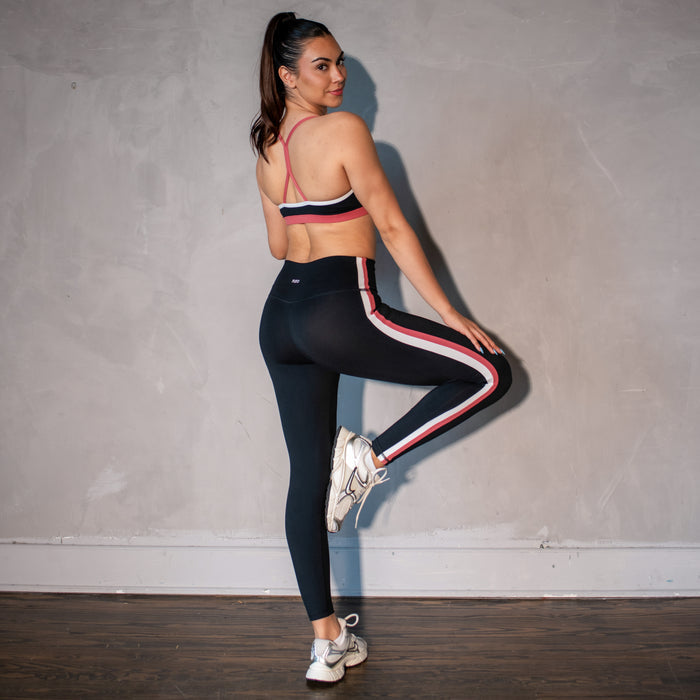 Black + White + Sienna Duo Legging - High Rise by FLEO - 2