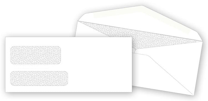 DW3787 Double Window Confidential Envelope 3 7/8 x 8 7/8" QTY 250