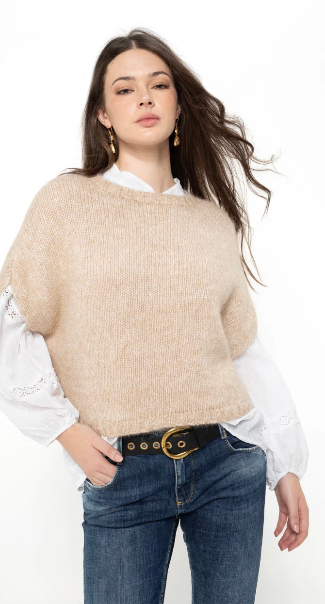 Elizabeth Scott Celest Alpaca Wool Blend Vest