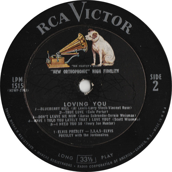 Elvis Presley - Loving You (LP) [US] 1st (Very Good (VG))