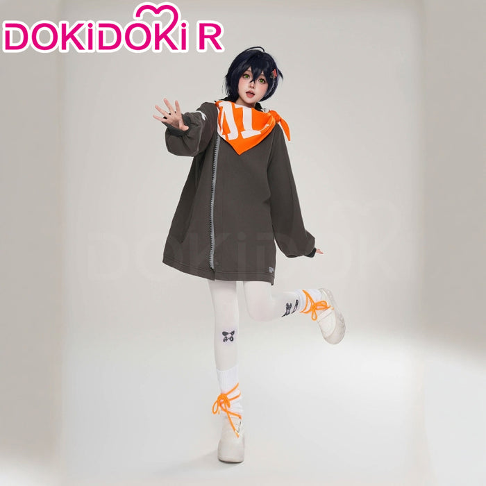 【Eous Padded Jacket Ready For Ship】【Size S-2XL】DokiDoki-R Game Zenless Zone Zero Cosplay Bangboo Eous / Sharkboo Costume / Pnats Doujin Hoodie Coat Padded Jacket ZZZ Casual Wear