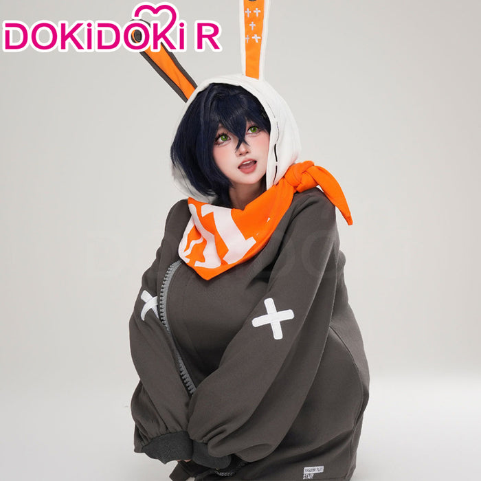 【Eous Padded Jacket Ready For Ship】【Size S-2XL】DokiDoki-R Game Zenless Zone Zero Cosplay Bangboo Eous / Sharkboo Costume / Pnats Doujin Hoodie Coat Padded Jacket ZZZ Casual Wear